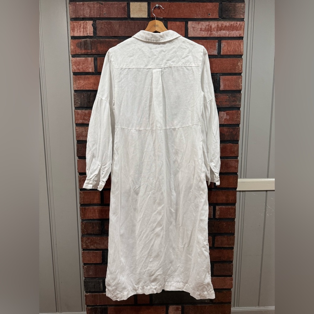 Boden White Button-Down Dress - Picture 2 of 13
